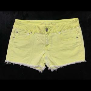 American Eagle Neon Yellow/Green Shorts